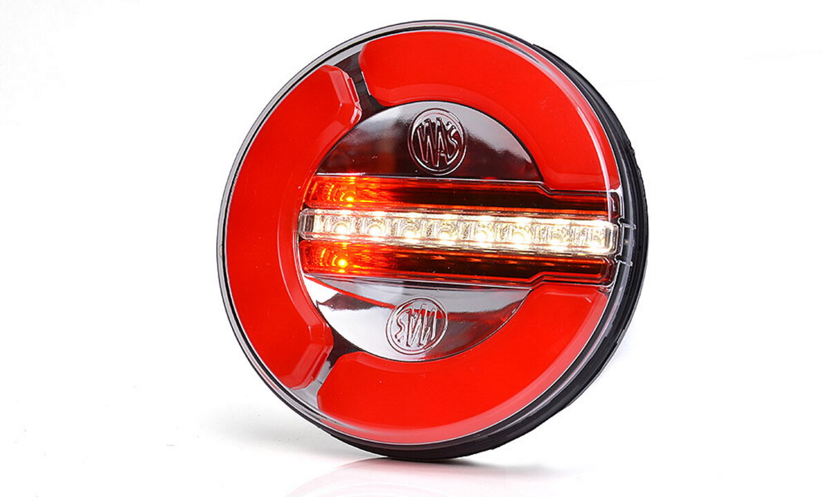 LED Rückleuchte (L) Dynamische Blinkleuchte (6 Funktionen) 12V IP56,