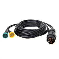 Kabelsatz 5m mit Stecker 7-polig und 2x Steckverbinder...